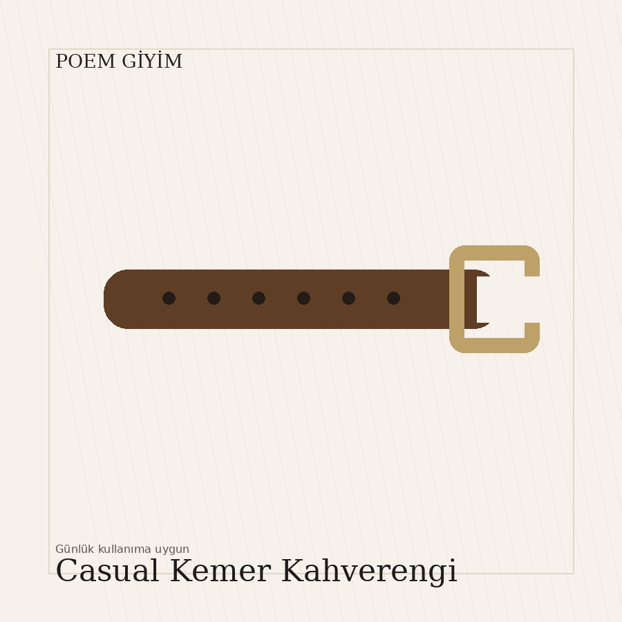 Casual Kemer Kahverengi